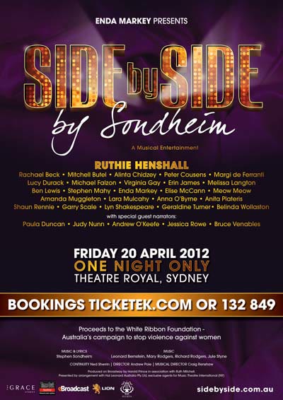 Side By Side By Sondheim production poster