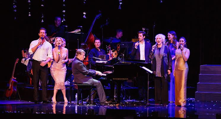 The original cast of Defying Gravity performing at Theatre Royal Sydney in 2016
