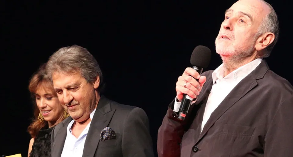 Alain Boublil and Claude-Michel Schönberg at Do You Hear The People Sing?