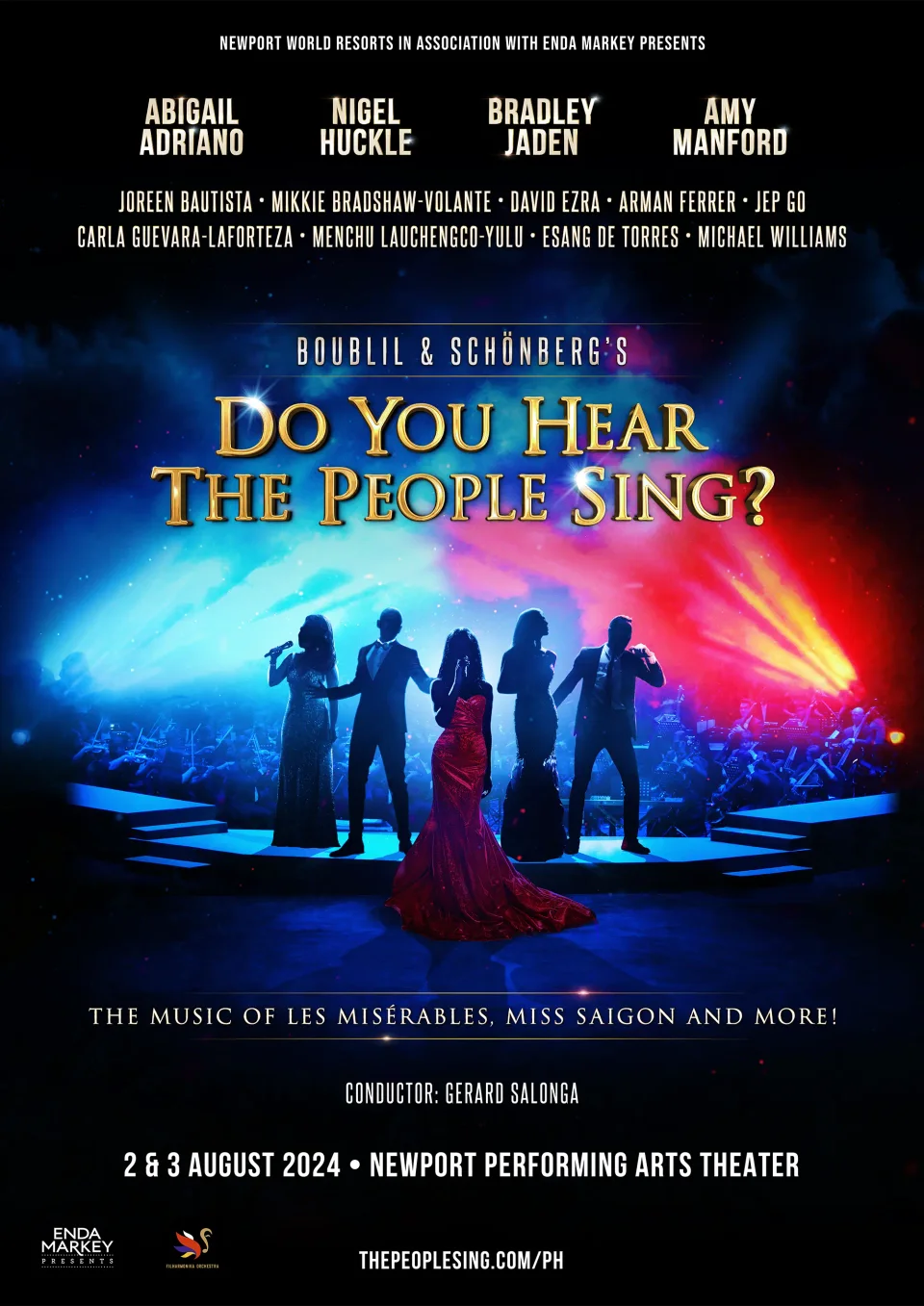 Poster for Do You Hear The People Sing? in Manila in 2024